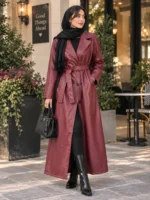 پالتو چرم وارداتی 7018 - تصویر 4